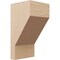 Ekena Millwork 11"W x 11"D x 22"H Wide Clemmons Rough Cedar Woodgrain TimberThane Corbel, Primed Tan CORUR11X11X22CLERCPR - alternate 1